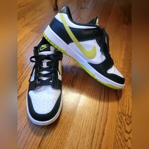 Nike Dunk Low Black White Volt Men’s 9.5